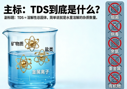 净水科普 | TDS笔测出的数值越低越好？90%的人都理解错了